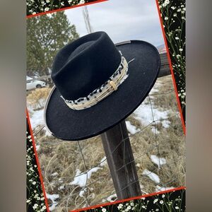 New! American Hat Makers Wide Brim Hat ADJUSTABLE SIZE